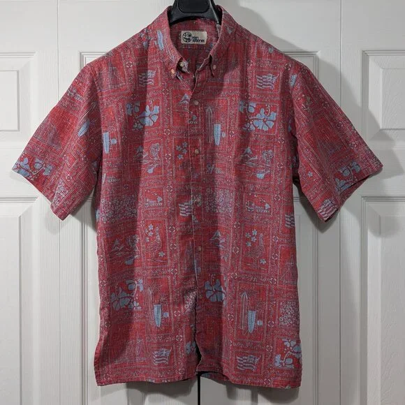 Reyn Spooner Short Sleeve Button Down Hawaiian Shirt 60th anniversary - Size L - Picture 2 of 10